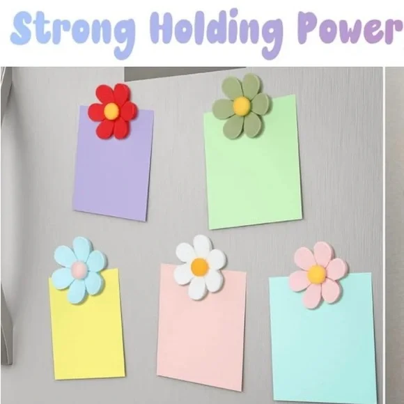 3 Daisy Fridge Magnets - Picture 17 of 17